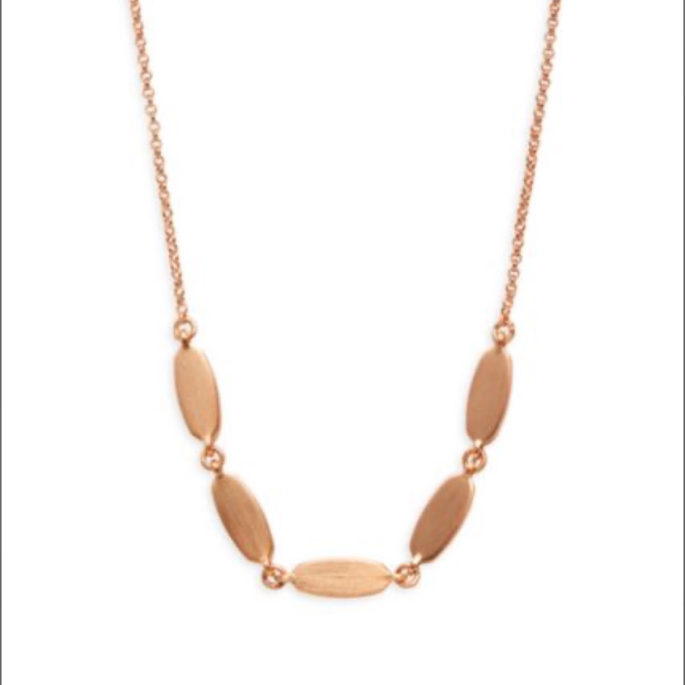 KENDRA SCOTT
Fern 14K Rose Goldplated Collar Necklace